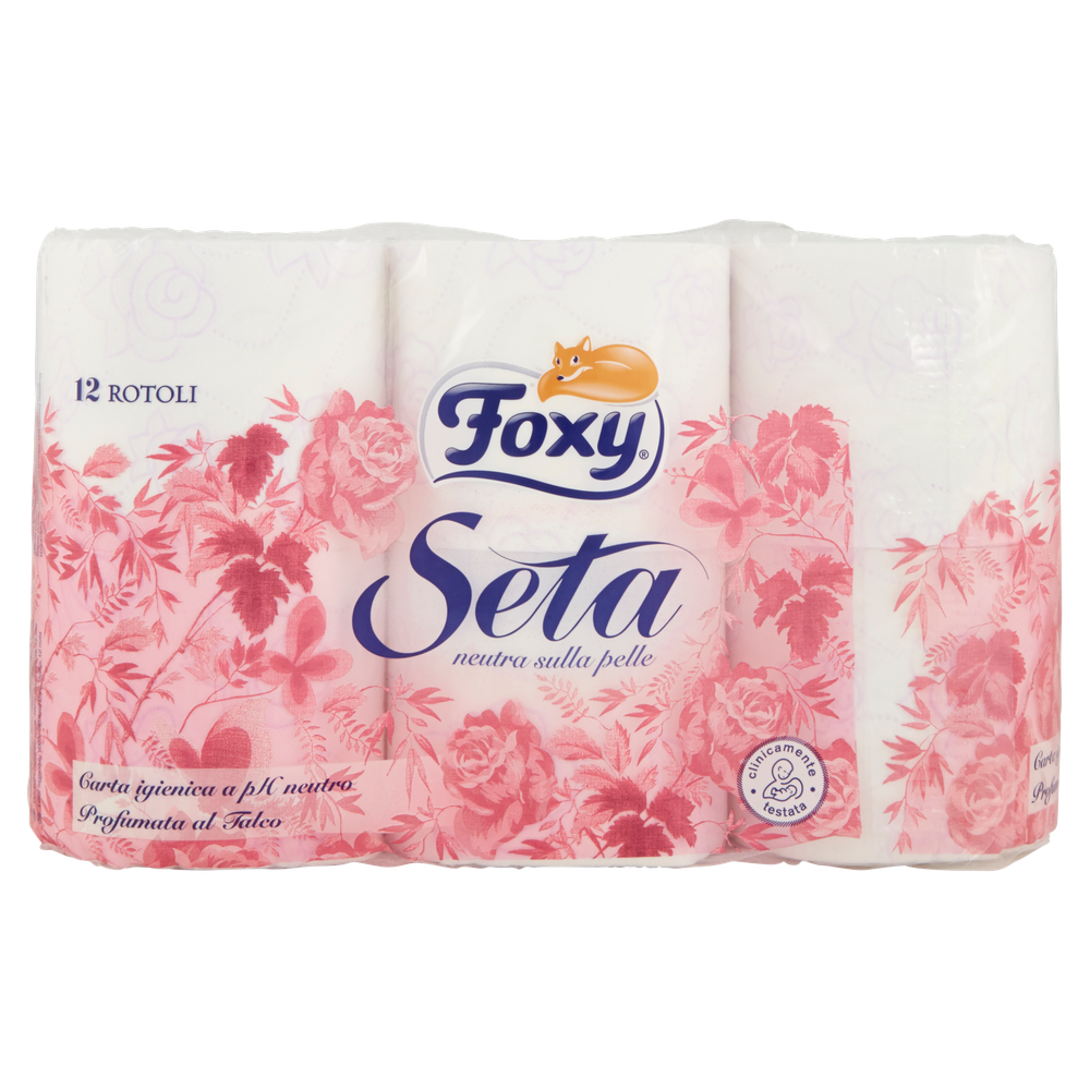 12 Rotoli Carta Igienica Foxy Seta - Foto 3
