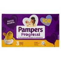 Pannolini Progressi Midi Pampers Quadripack Pannolini Progressi Midi Pampers Quadripack