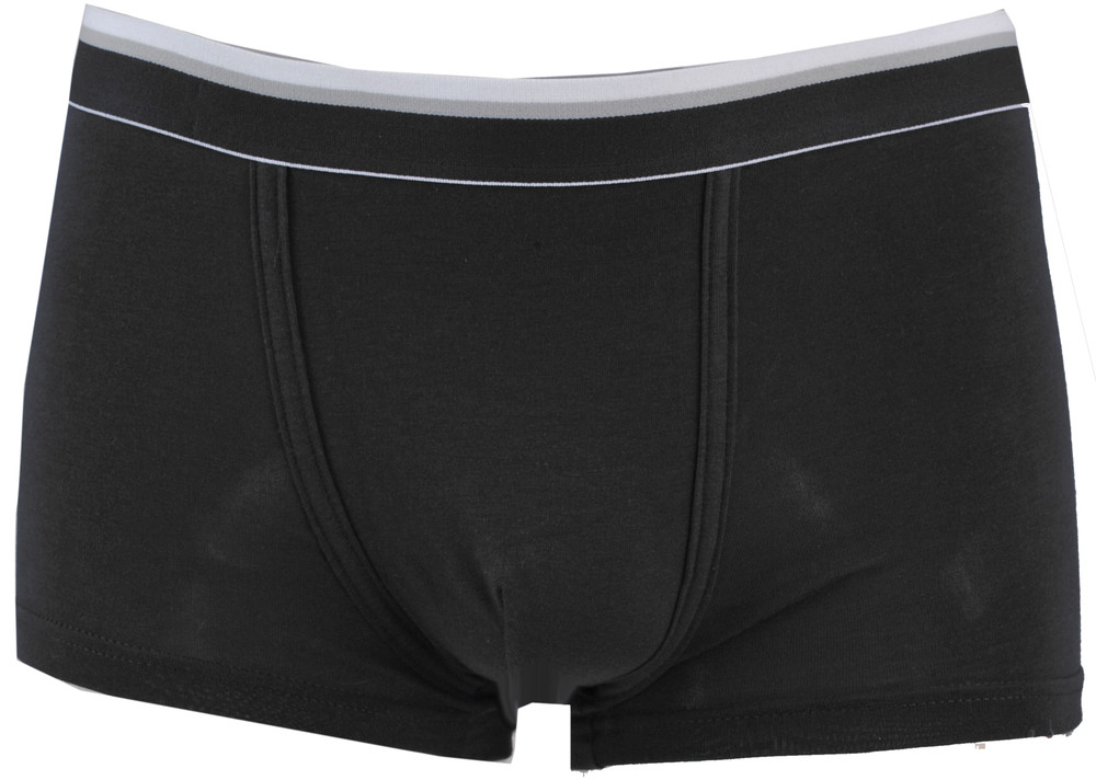 Boxer Uomo Elastico Parlato Con Riga S Nero Delinea