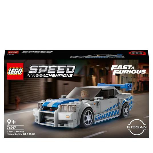 2 Fast 2 Furious Nissan Skyline Gt R  R34  Speed C  Lego - Foto 1