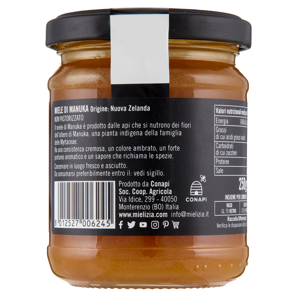 Miele Di Manuka Della Nuova Zelanda Cremoso Mielizia - Foto 3