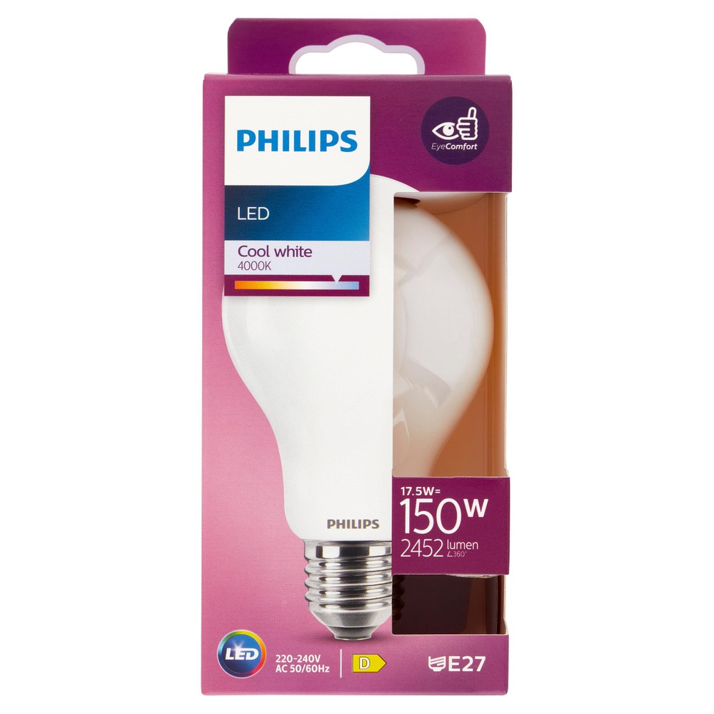 Lampadina A Led Goccia 150w Attacco E27 Luce Fredda Philips - Foto 1