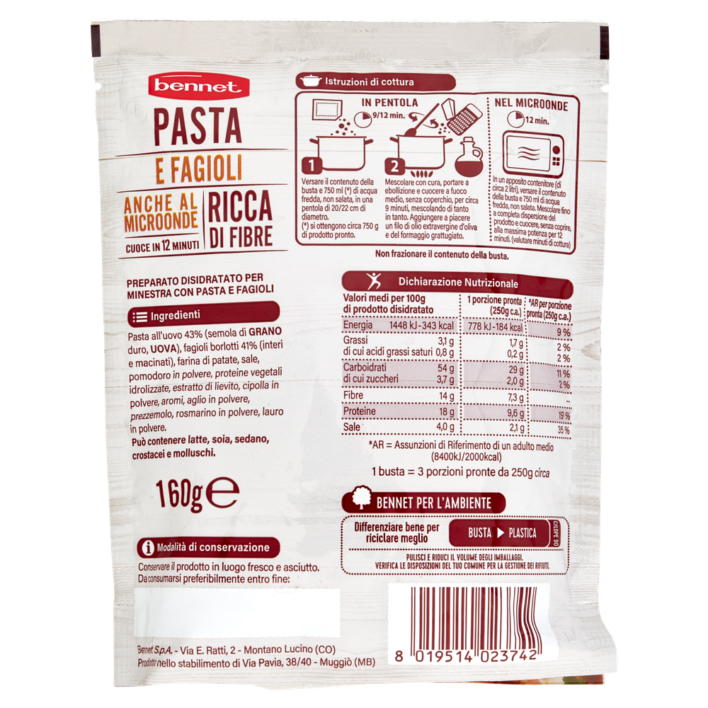 Pasta E Fagioli Bennet - Foto 3