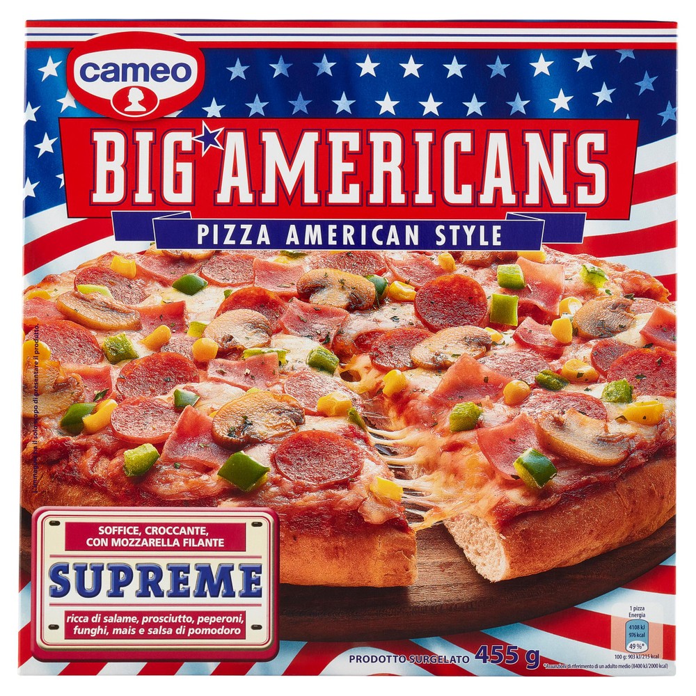Pizza Big Americans Supreme, Soffice E Croccante Pizza Ristorante