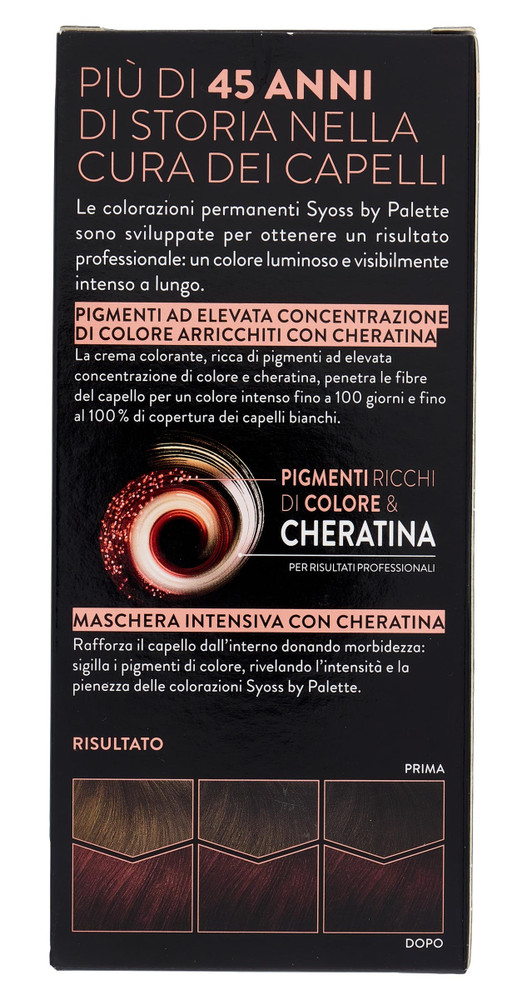 Colorazione Capelli Base 4.2 Castano Mogano Syoss By Palette - Foto 3