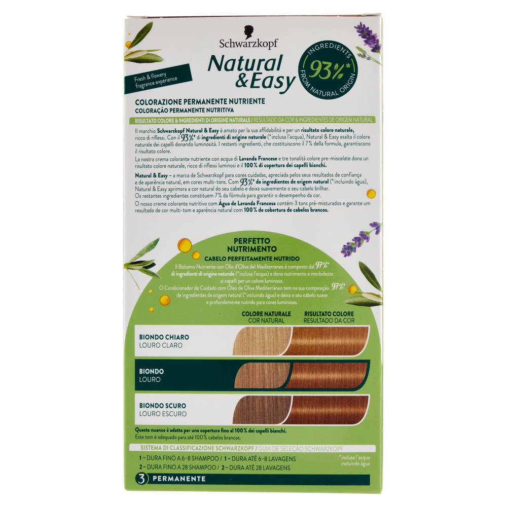 Colorazione Capelli 555 Biondo Scuro Dorato Naturale Natural & Easy
