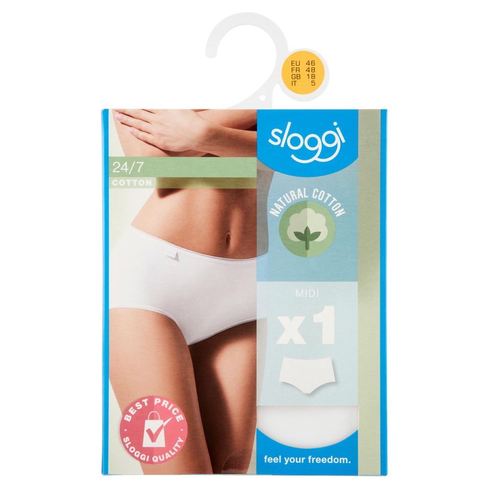 Slip Donna Midi 46 Bianco Sloggi - Foto 1