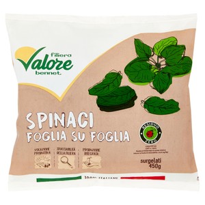 Spinaci Foglia Surgelati Residuo Zero Filiera Valore Bennet - Foto 1