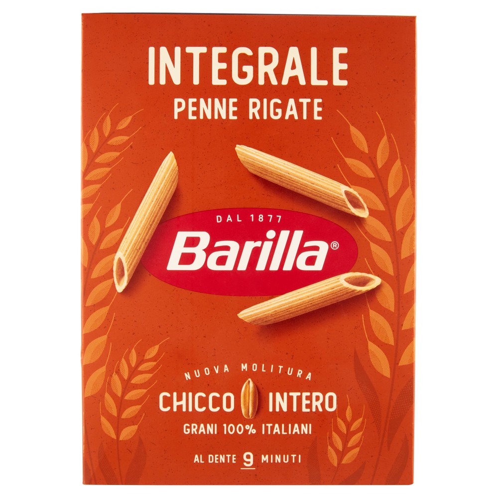 Pasta Penne Rigate Integrali 100% Grano Italiano Barilla - Foto 1