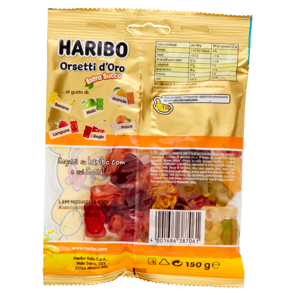 Orsetti D'oro Extra Succo Haribo - Foto 3