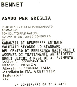 Asado Per Griglia Di Manzo Filiera Valore Bennet - Foto 3