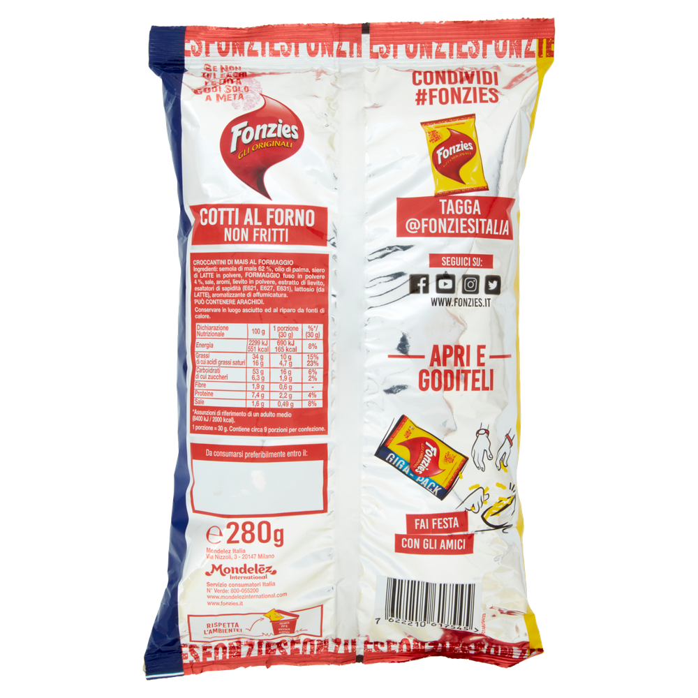 Patatine Di Mais Al Formaggio Gli Originali Fonzies - Foto 3