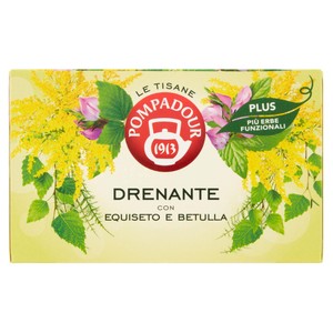 Tisana Drenante Con Equiseto E Betulla In Filtri 18x2,2g Pompadour - Foto 1