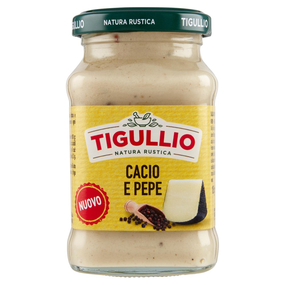 Pesto Cacio E Pepe Con Pecorino E Pepe Nero Senza Glutine Tigullio - Foto 1