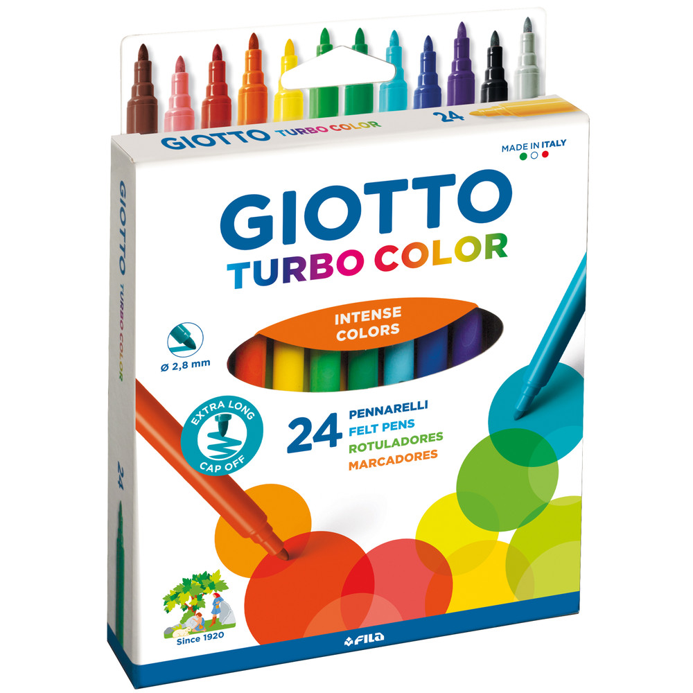 Pennarelli Punta Fine Turbo Color Giotto - Foto 2