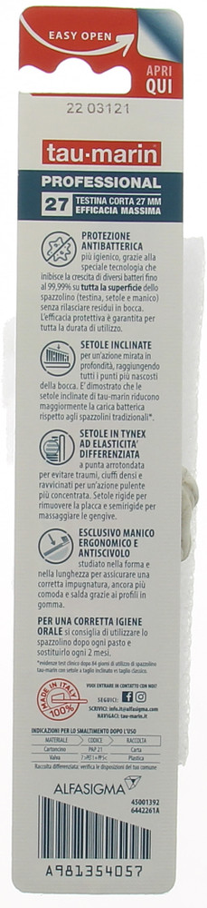 Spazzolino Setole Medie 27 Taumarin - Foto 2