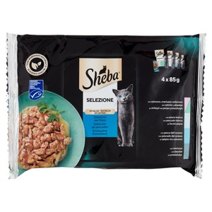 Alimento Umido Per Gatti Sheba Selezione Con Pesce