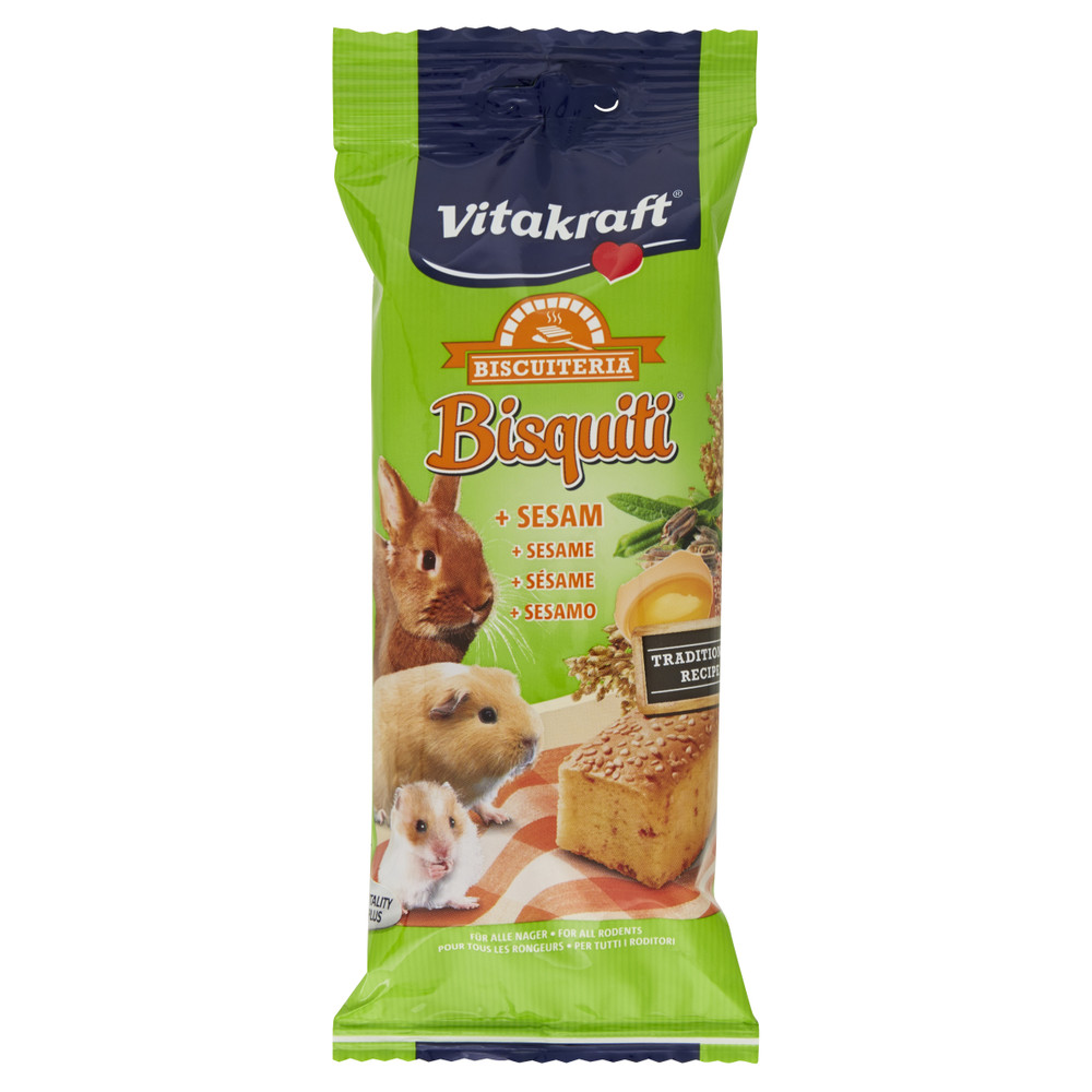 Cibo Per Roditori Bisquiti Al Sesamo Vitakraft