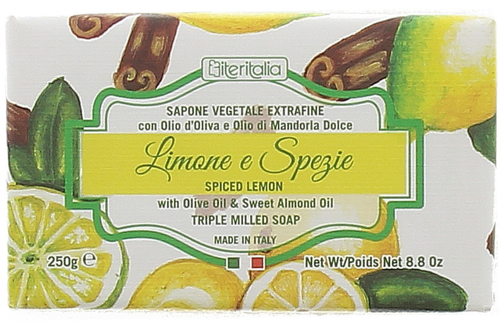 Sapone Vegetale Limone E Spezie Iteritalia