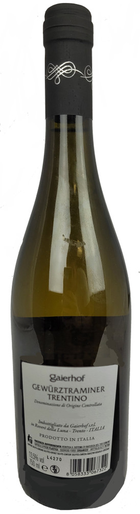Gewurztraminer Trentino Doc Gaierhof - Foto 2
