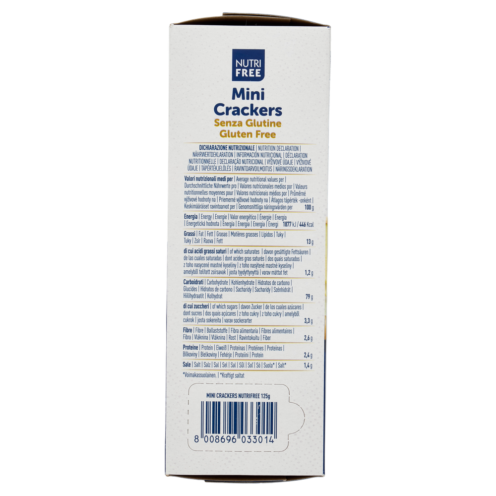 Nutrifree Mini Crackers Senza Glutine 125g - Foto 2