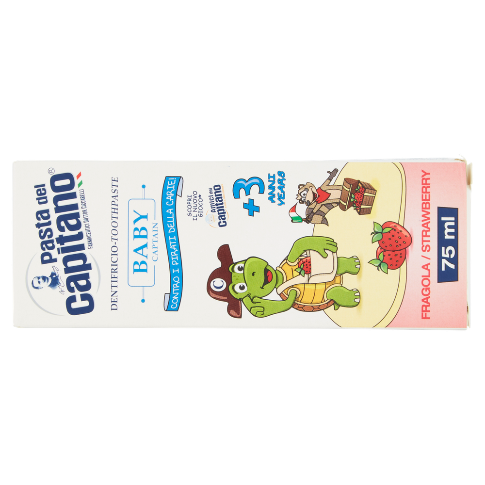 Dentifricio Baby +3 Fragola Pasta Del Capitano - Foto 3
