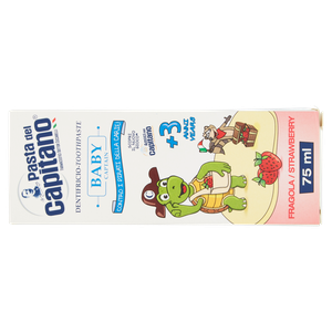 Dentifricio Baby +3 Fragola Pasta Del Capitano - Foto 3