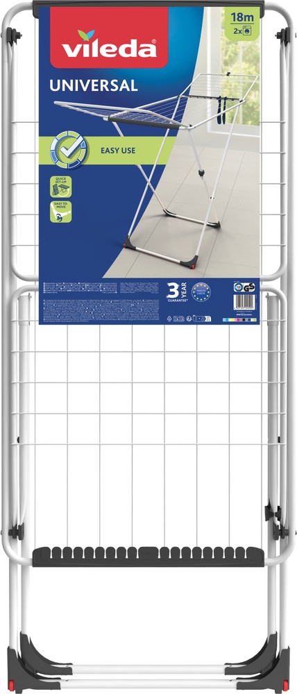 Stendibiancheria Bianco Universale Vileda - Foto 1