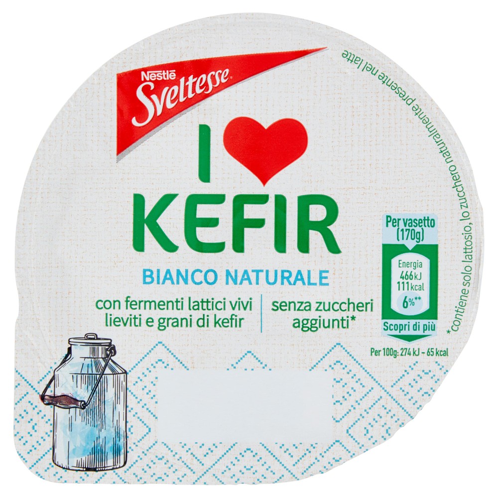 Sveltesse I Love Kefir Bianco Naturale Nestle'