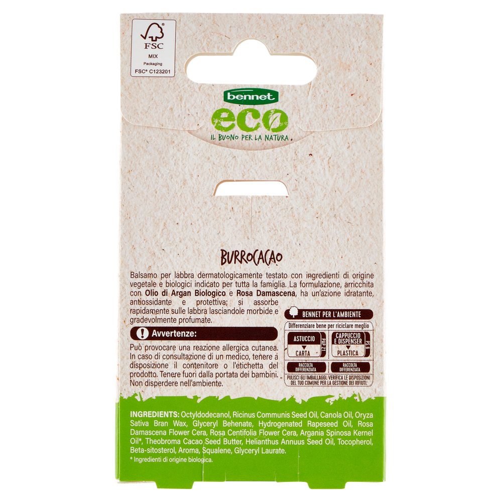 Burrocaco Eco/Natural Antiossidante Idratante Protettivo Bennet Eco - Foto 3