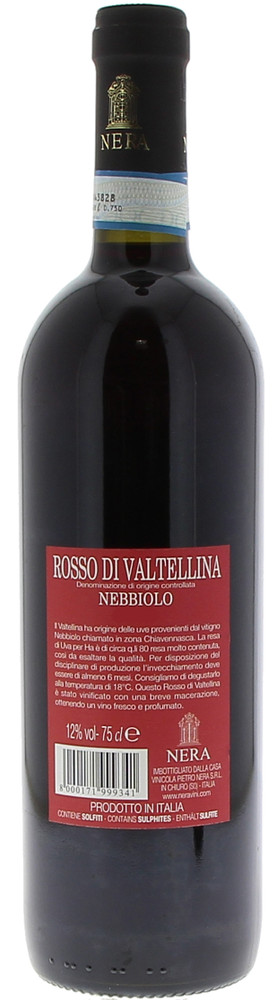 Rosso Valtellina Doc Casa Vinicola Nera - Foto 2