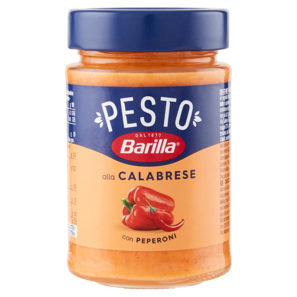 Pesto Calabrese Con Peperoni E Peperoncini Senza Glutine Barilla - Foto 1