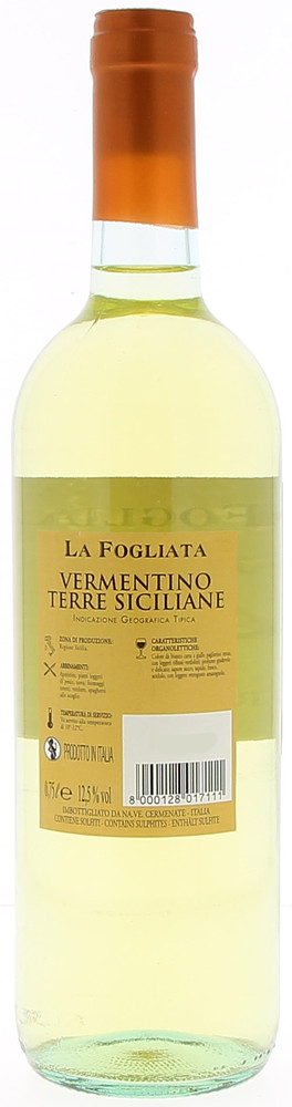 Vermentino Terre Siciliane Igt La Fogliata - Foto 2