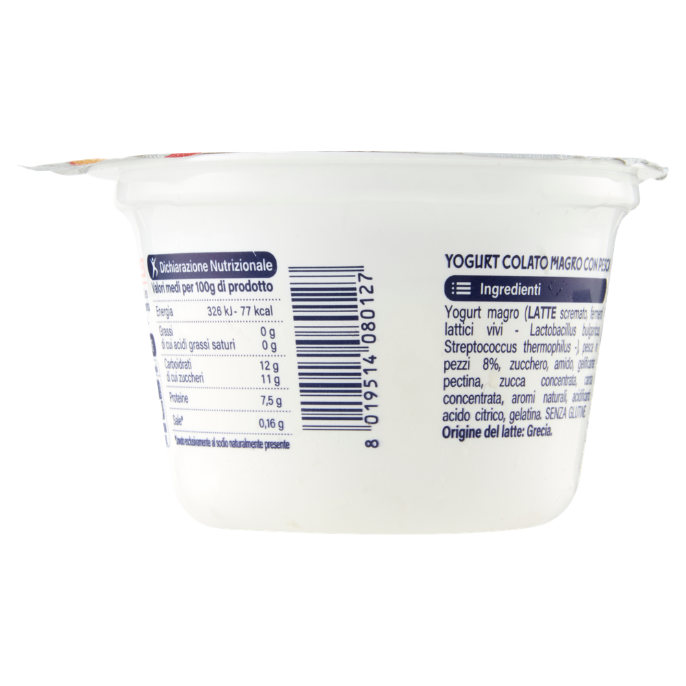 Yogurt Greco Pesca 0% Bennet