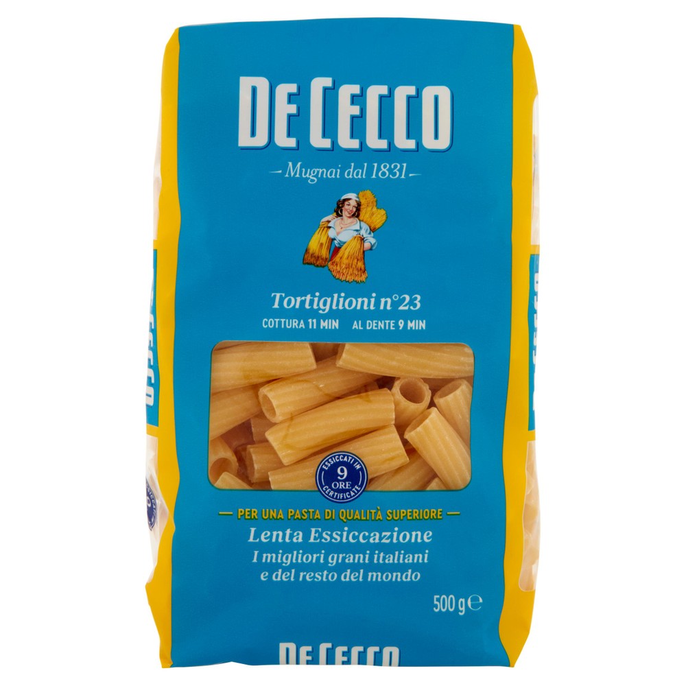 Pasta Tortiglioni N.23 De Cecco - Foto 1