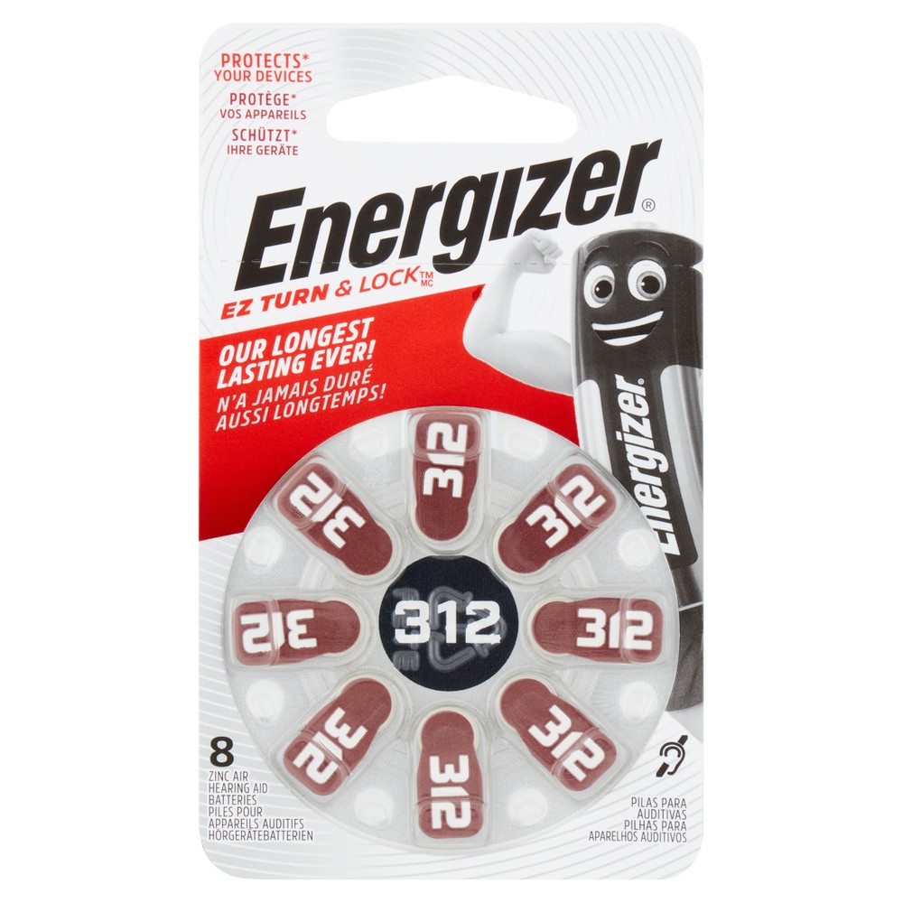 8 Pile Acustiche 312 Energizer - Foto 1