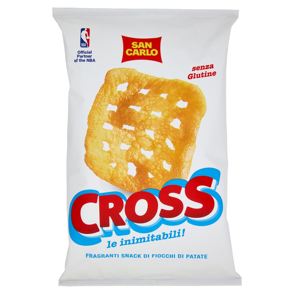 Patatine Fiocchi Di Patate Cross Senza Glutine San Carlo - Foto 1