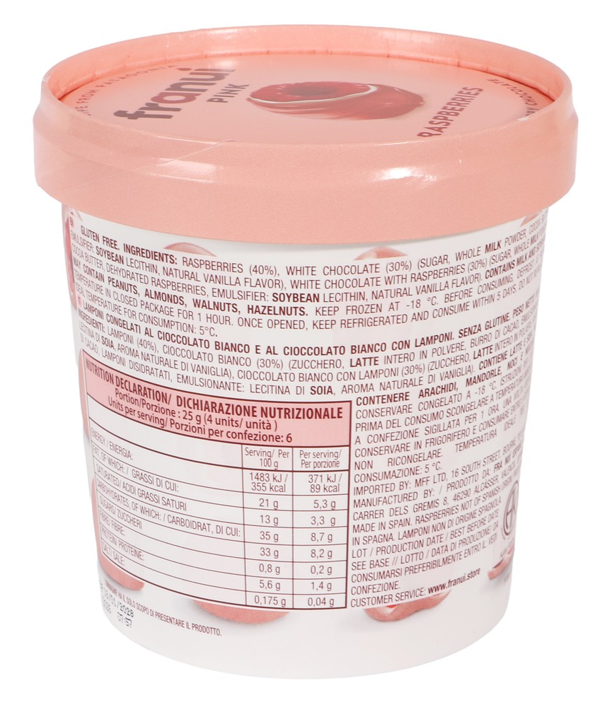 Lamponi Cioccolato Bianco E Al Lampone Franui - Foto 3