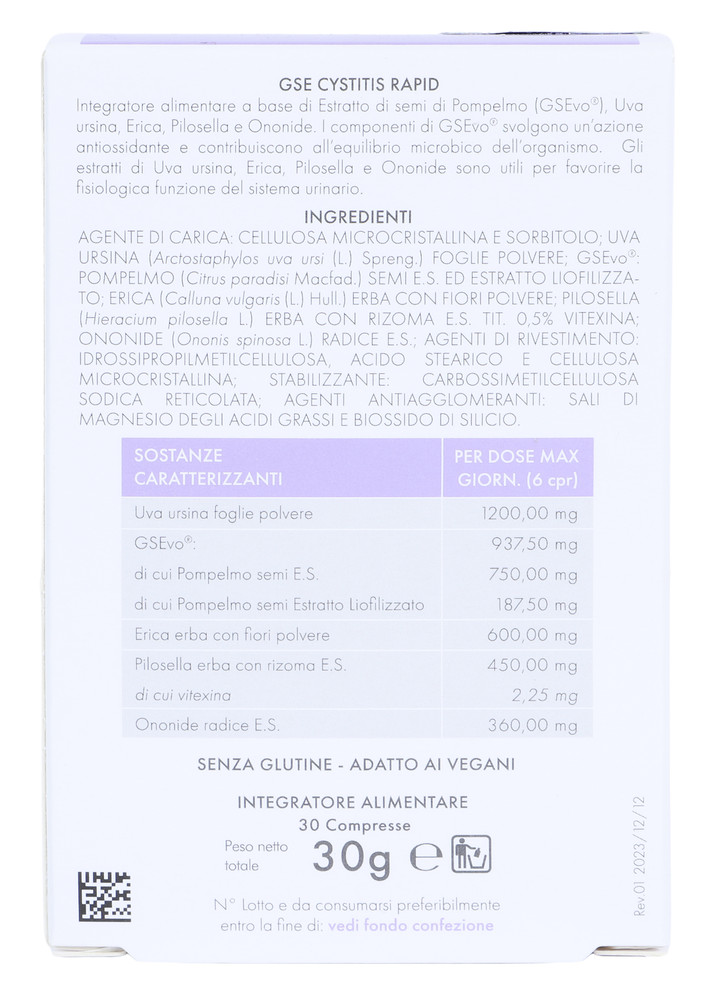 Gse Cystitis Rapid Compresse - Foto 3