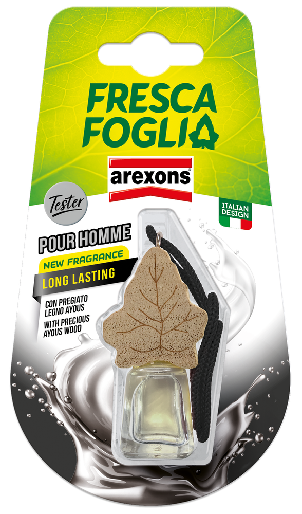 Deodorante Per Auto Fresca Foglia Boccettino Liquido Pour Homme Arexon - Foto 1