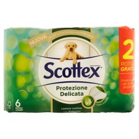Carta Igienica Protezione Delicata Scottex 4 + 2 Rotoli Carta Igienica Protezione Delicata Scottex 4 + 2 Rotoli