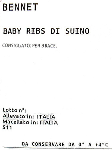 Baby Ribs Filiera Valore Bennet - Foto 3