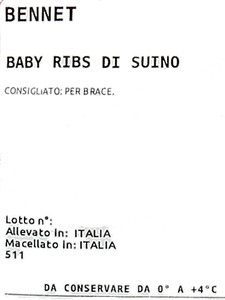 Baby Ribs Filiera Valore Bennet - Foto 3
