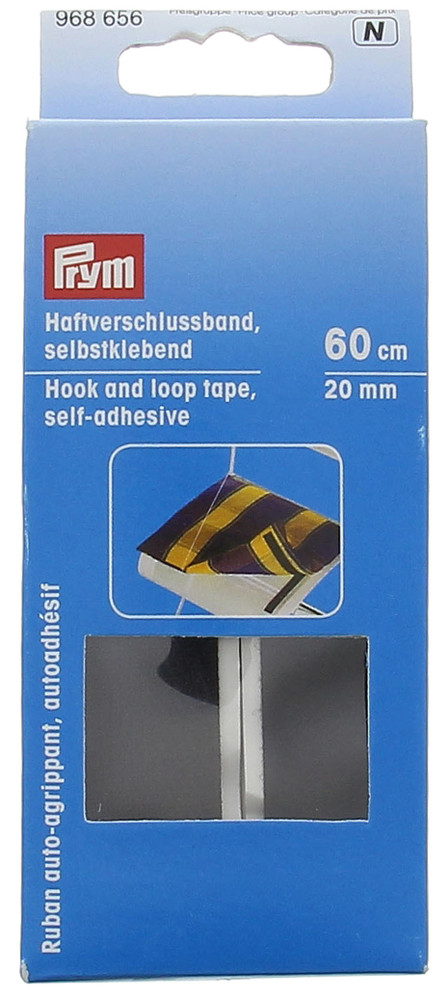 Nastro A Strappo Autoadesivo Nero Mm.20 X Cm.60 Prym - Foto 1