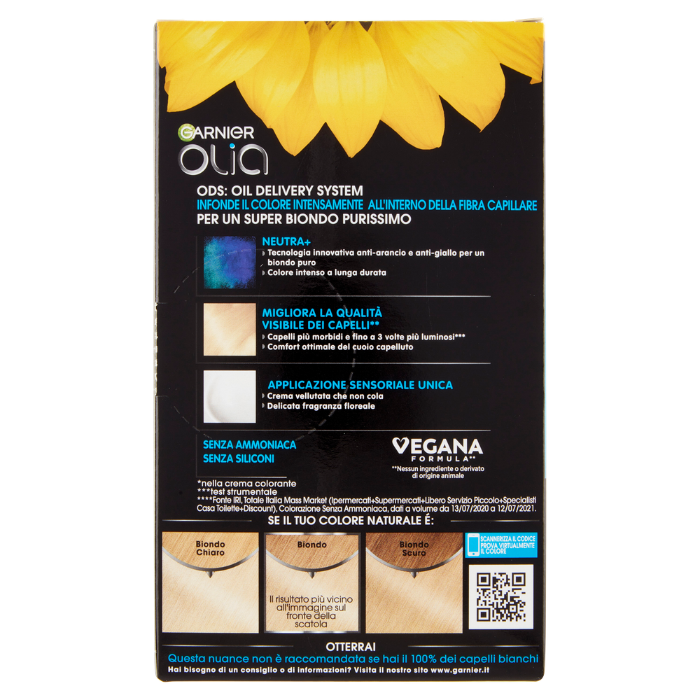 Colorazione Capelli Biondo Chiarissimo Naturale Intenso Olia Garnier - Foto 3