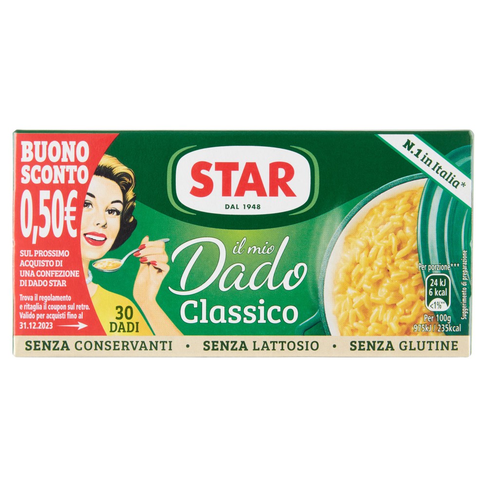 Dado Classico Confezione Da 30 Pezzi Star - Foto 1