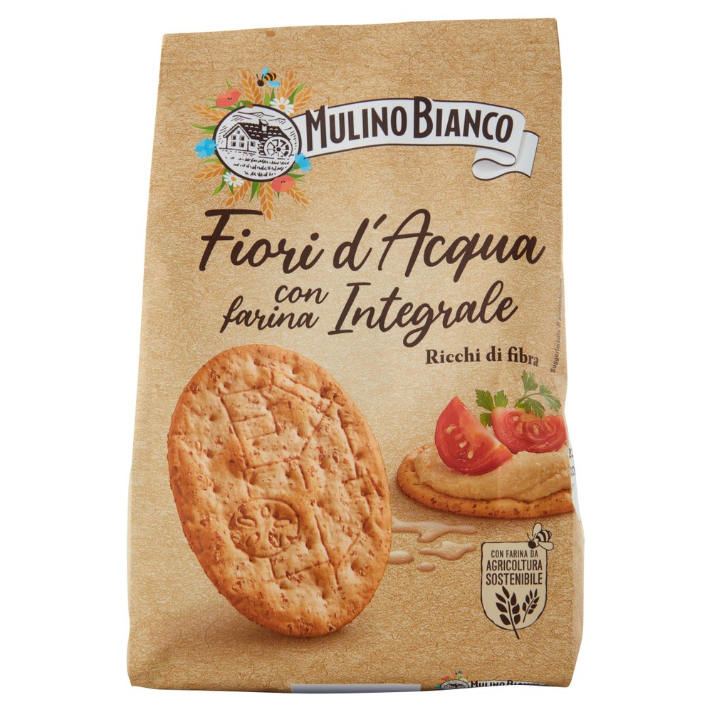 Cracker Fiori D'acqua Integrali Mulino Bianco - Foto 1
