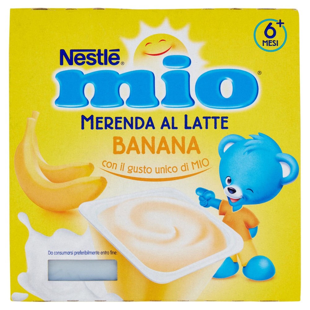 Merenda Al Latte Banana Da 6 Mesi Nestlé Mio