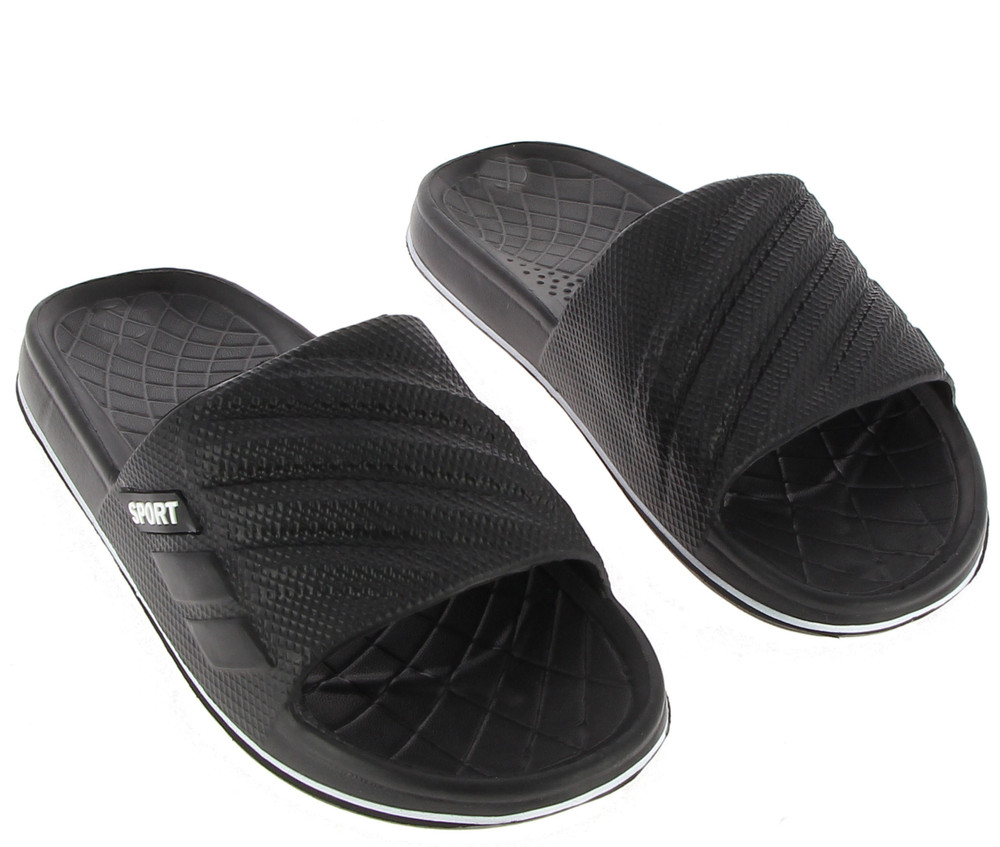 Ciabatte Uomo Piscina 42 Nero - Foto 1