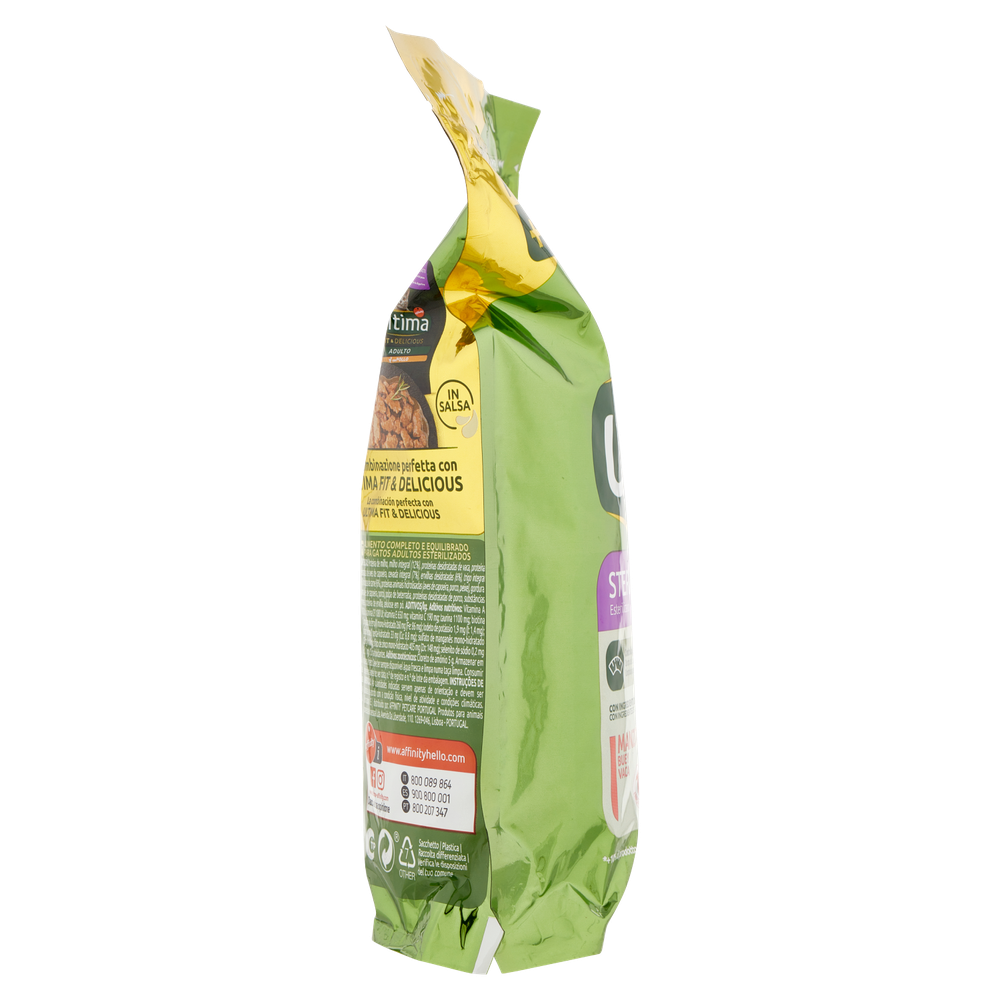 Alimento Secco Per Gatto Sterilizzato Manzo Ultima